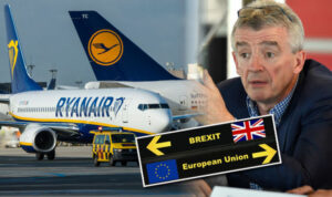 Brexit ryanair voli