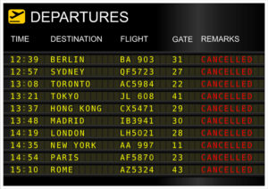 sciopero aereo cancellazione