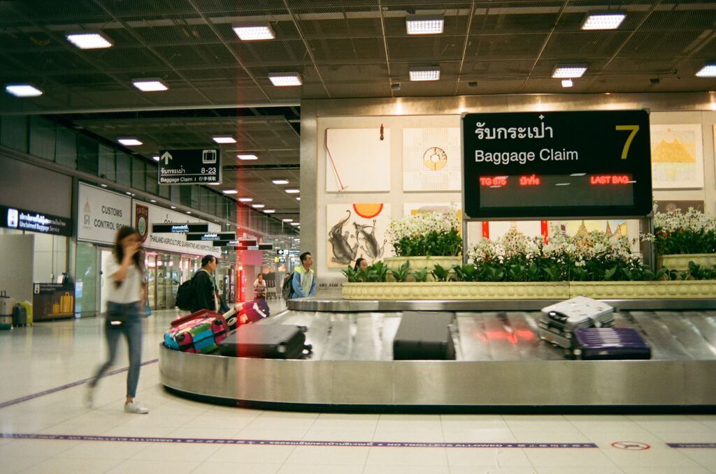 Baggage claim aeroporto