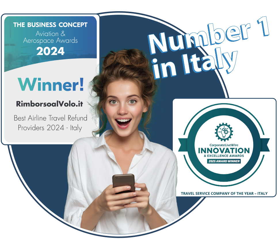 Rimborso al Volo, the number one travel service company og the year in Italy
