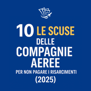 Le 10 Scuse Più Utilizzate dalle Compagnie Aeree per Non Pagare i Risarcimenti | Rimborso al Volo diritto dei passeggeri aerei